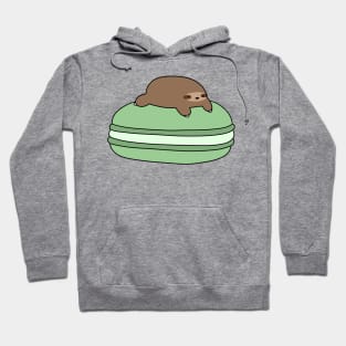 Little Sloth and Green Macaroon Hoodie